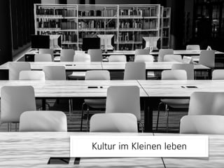 kreativ mit Begrenzungen umgehen
 