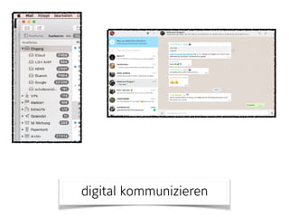 digital kommunizieren
 