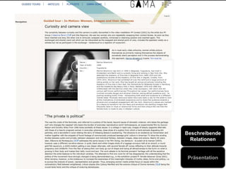 Beschreibende
Relationen
Präsentation
 