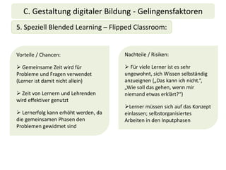 Digitales Lernen - Überblick über Möglichkeiten von Online-Bildungsangeboten in der beruflichen Bildung