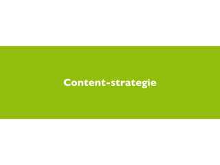 Content-strategie
 