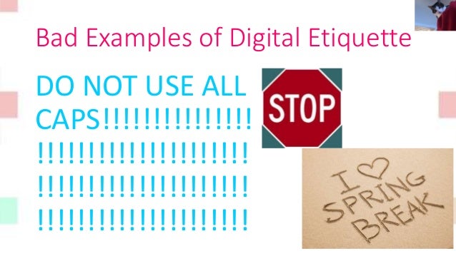 digital etiquette