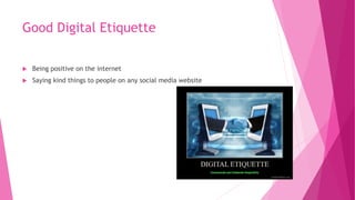 Digital etiquette | PPTX
