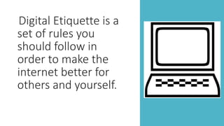 Digital Etiquette | PPTX