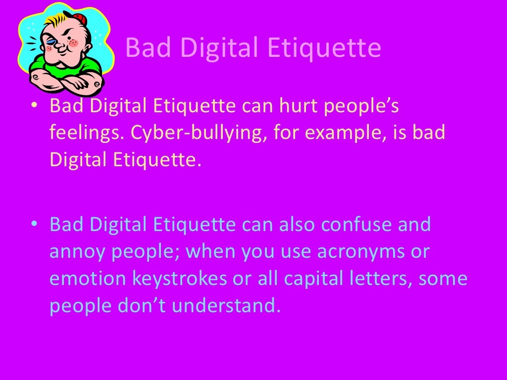 Digital Etiquette