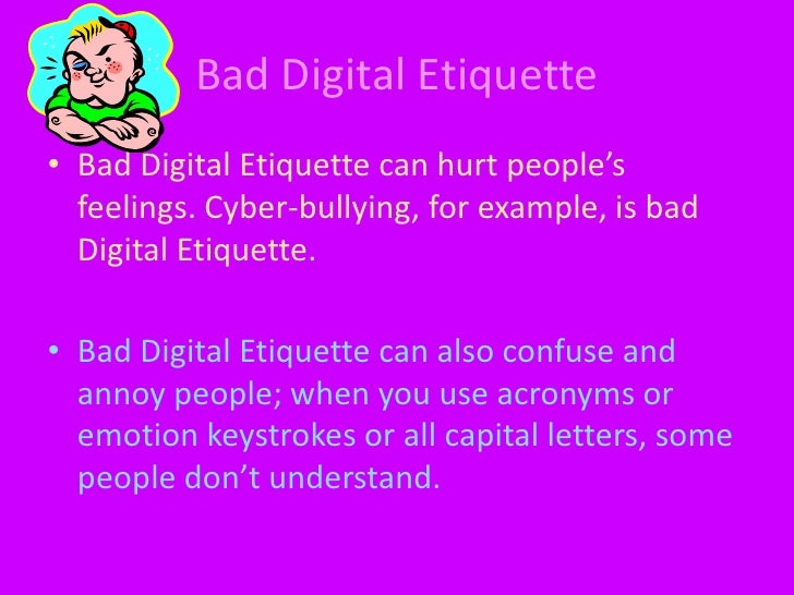 digital etiquette