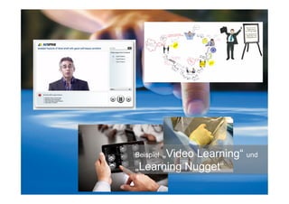 Beispiel „Video Learning“ und
„Learning Nugget“
 