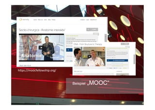 hDps://moocfellowship.org/	
  
Beispiel „MOOC“
 