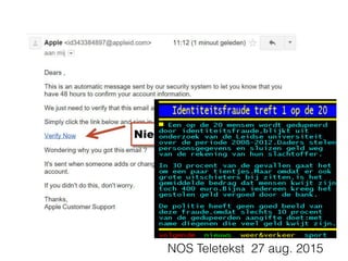 Kies „software-update”
als „ „ te zien is
De laatste iOS 9.2
Update van iOS 9 naar 9.1 duurt 5 a 10
minuten. Update liefst met oplader
aan de iPad en dicht bij Wi-Fi zender
Update via iTunes (PC/MAC), indien
onvoldoende ruimte op iPad is
17
 