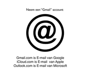 DDoS-aanvallen
Distributed denial-of-service
(DDoS) - aanvallen hebben als
doel een website of
internetdienst onbruikbaar te
maken door middel van
overbelasting van de server.
Vaak gaat het om websites van
grote commerciële bedrijven,
diensten van banken en
creditcardmaatschappijen of e-
maildiensten.
 