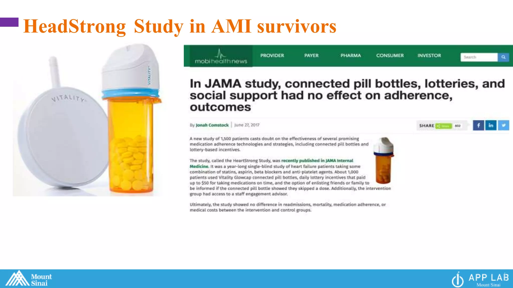 HeadStrong Study in AMI survivors
 