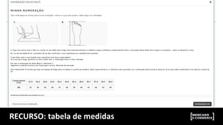 RECURSO:	
  tabela	
  de	
  medidas	
  
 