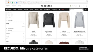 RECURSO:	
  ﬁltros	
  e	
  categorias	
  
 