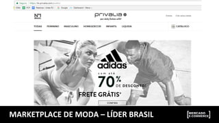 MARKETPLACE	
  DE	
  MODA	
  –	
  LÍDER	
  BRASIL	
  
 