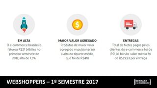 WEBSHOPPERS	
  –	
  1º	
  SEMESTRE	
  2017	
  
 