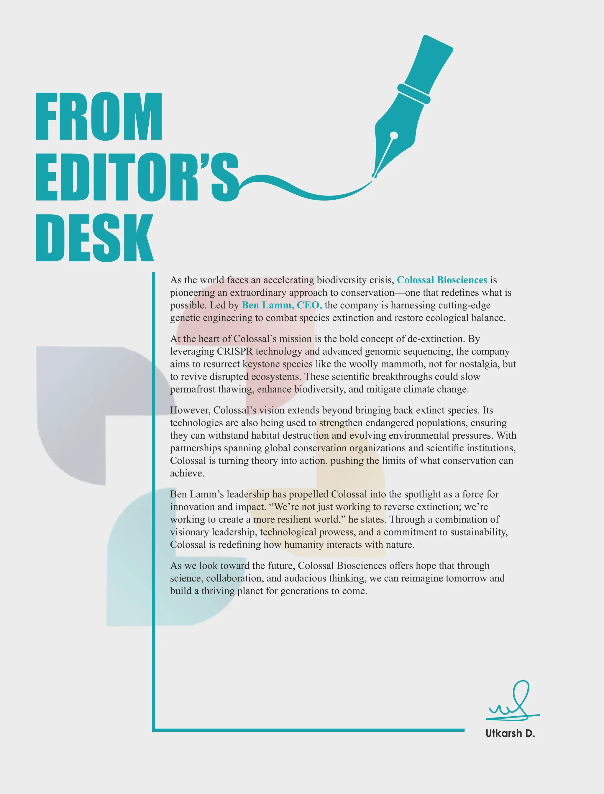 Genetic Resurrection and The Story behind How Colossal Biosciences Is ...