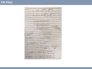 © Copyright 2014 Dawar Awan
CECOS College of Engineering and IT dawar@cecos.edu.pk
What is Digital Signal Processor ?
FIR Filter
 