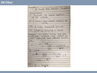 © Copyright 2014 Dawar Awan
CECOS College of Engineering and IT dawar@cecos.edu.pk
What is Digital Signal Processor ?
IIR Filter
 