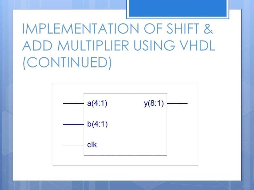 Digital filter design using VHDL