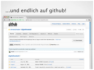 ...und endlich auf github!
 
