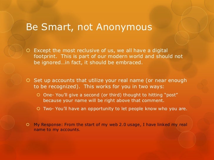 Digital footprint and reputation management