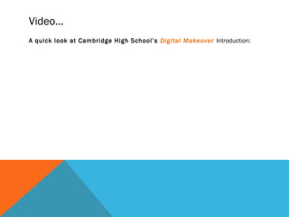 Diagnosis: Sick and inaccurate 
Your digital profile, not 
likely accurate 
Subject to an 
inaccurate algorithm 
Digital Makeover ? 
 