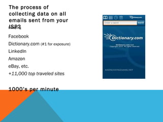 Data Mining …the basics 
“Get over it.” – Marc Zuckerberg 
 
