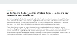 Digital Footprints_ Investigating Digital Evidence in Online Crime