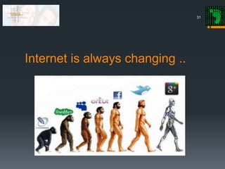 Internet is always changing ..
31
 