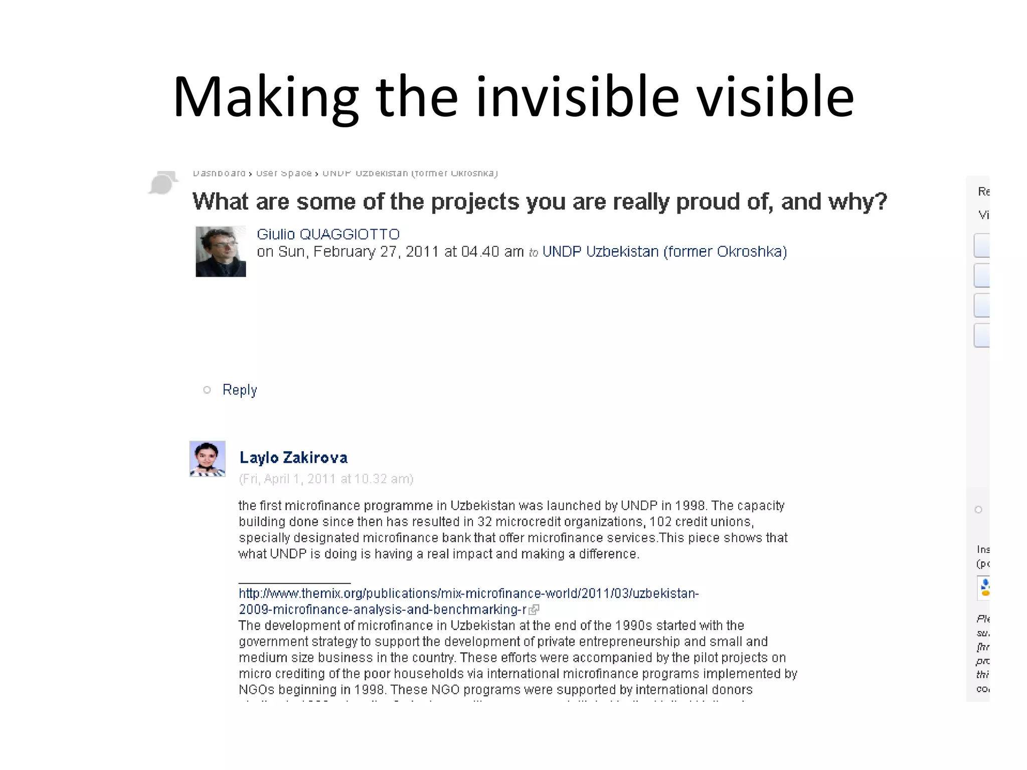 What about the footprint of your projects?Photo (CC) : http://flic.kr/p/9pBhet