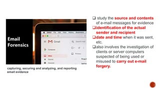 Computer Email Log For Evidence Digital Forensic ppt | PPTX