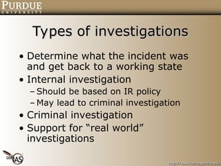Basics of Digital Forensics, techniques and tools | PPT