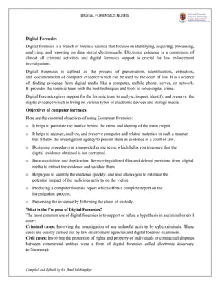 DIGITAL FORENSICS - Notes for Everything.pdf