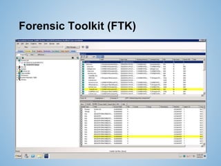 Forensic Toolkit (FTK)
 