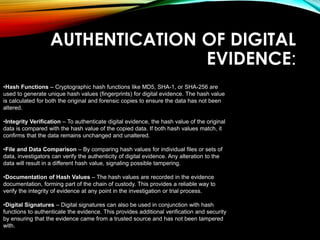 Authentication Forensics Digital_Forensics_Detailed_Presentationpdf | PDF