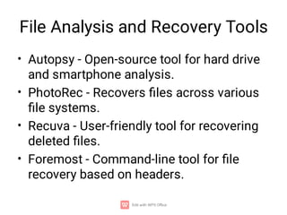 Digital Forensic Tools / Technologies For Beginners | PDF