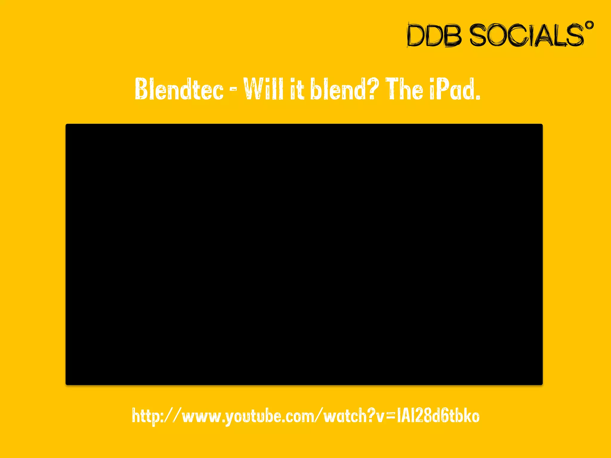 Blendtec - Will it blend? The iPad.

http://www.youtube.com/watch?v=lAl28d6tbko

 