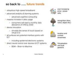 so back to ….. future trends


ubiquitous high-speed broadband



advanced analytics & learning systems



– advanced c...