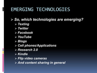 They blog, friend and tweet just as they eat, drink and sleep