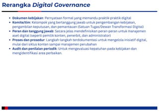 Digital Governance: Strategi Tata Kelola Pemerintahan yang Efektif dan ...