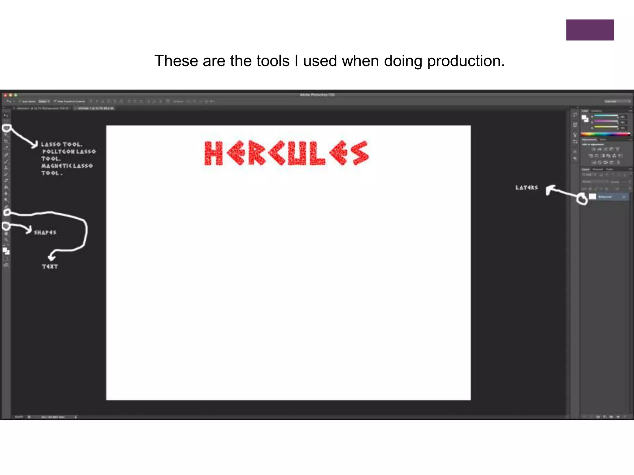 These are the tools I used when doing production.
 