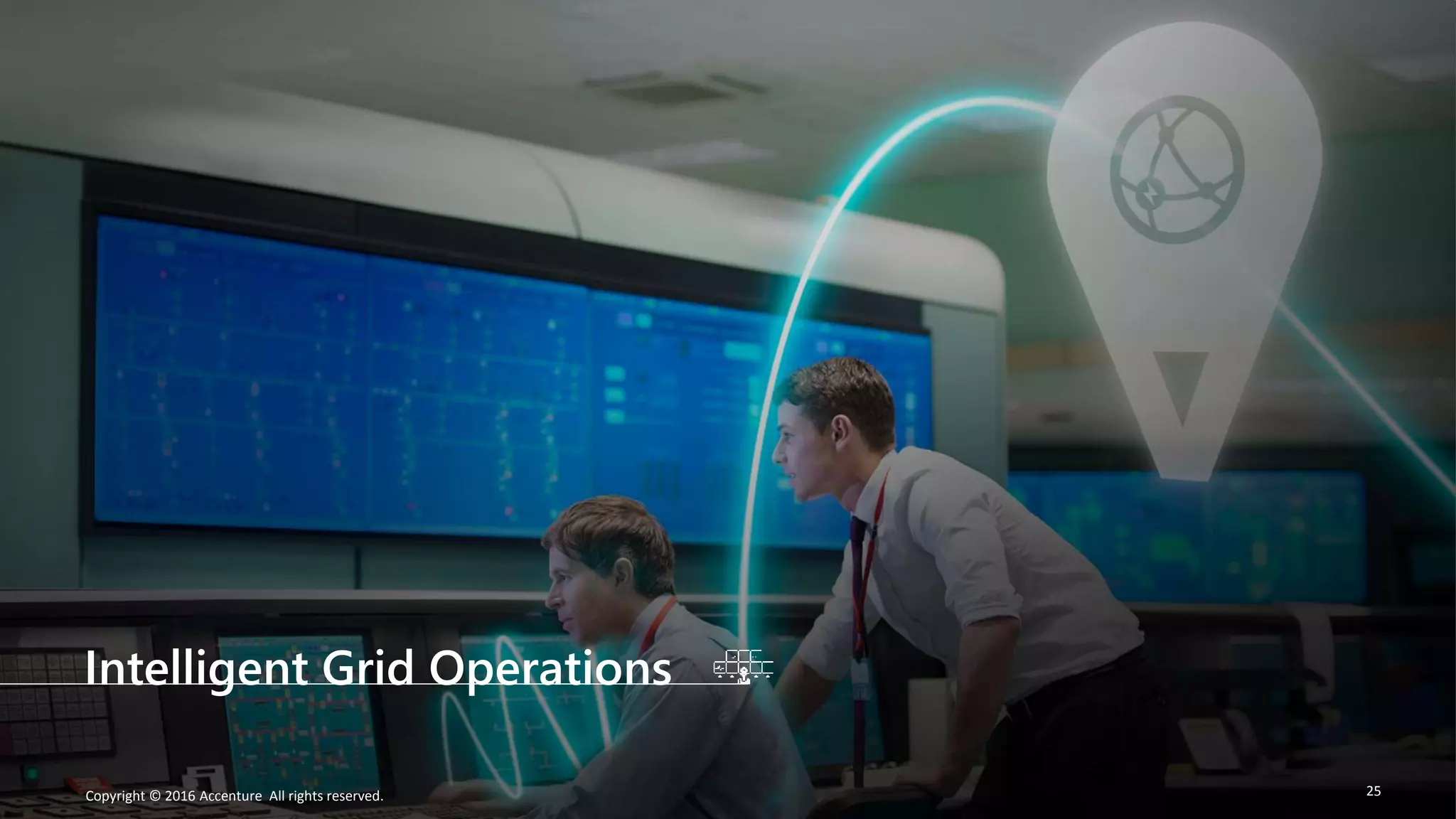 25Copyright © 2016 Accenture All rights reserved.
Intelligent Grid Operations
 