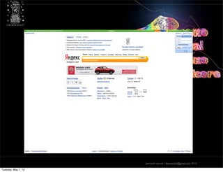только digital — только hardcore
                     практические приемы проектного мышления в новых медиа




                                                                             дмитрий карпов / desmonych@gmail.com 2012г

Tuesday, May 1, 12
 