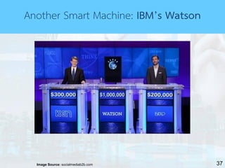 37Image Source: socialmediab2b.com
Another Smart Machine: IBM’s Watson
 