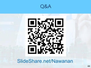 44
Q&A
SlideShare.net/Nawanan
 