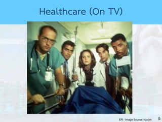 5ER - Image Source: nj.com
Healthcare (On TV)
 