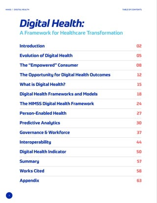 Digital Health Framework HIMSS | PDF