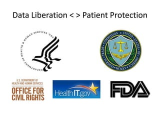 Data Liberation < > Patient Protection

 