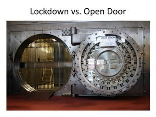 Lockdown vs. Open Door

 