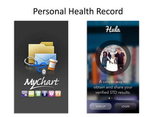 Personal Health Record

 